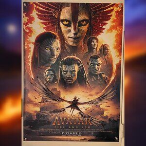 AVATAR: FIRE AND ASH (2026) - ORIGINAL DOUBLE SIDED MOVIE POSTER